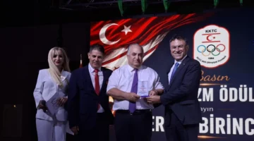 TİMBİR Yüksek İstişare Kurulu Üyesi Ertan Birinci’ye KKTC Milli Olimpiyat Komitesi’nden ödül