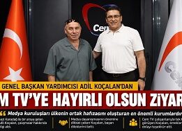 TİMBİR’DEN CEM TV’YE HAYIRLI OLSUN ZİYARETİ