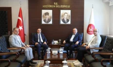 TİMBİR heyetinden Keçiören Belediye Başkanı Mesut Özarslan’a ziyaret