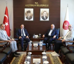 TİMBİR heyetinden Keçiören Belediye Başkanı Mesut Özarslan’a ziyaret