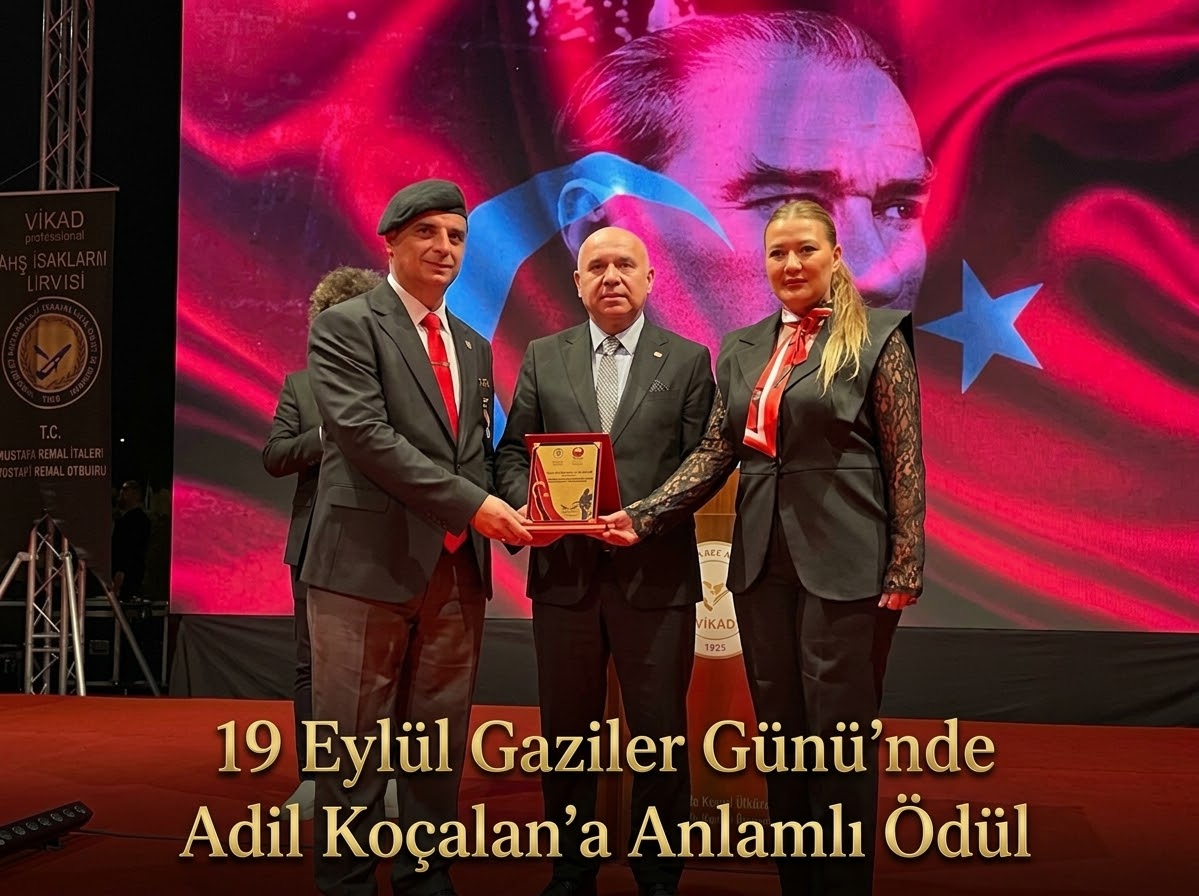 19 Eylül Gaziler Günü’nde Adil Koçalan’a Anlamlı Ödül